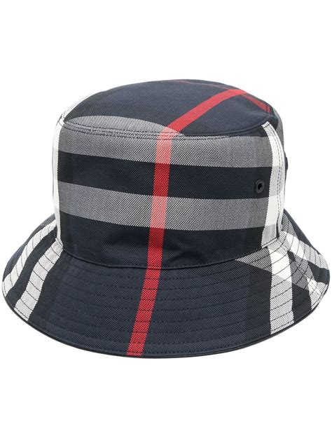 vintage check bucket hats